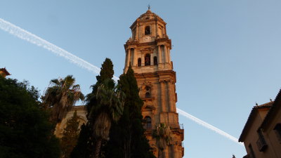 De indrukwekkende kathedraal van Malaga